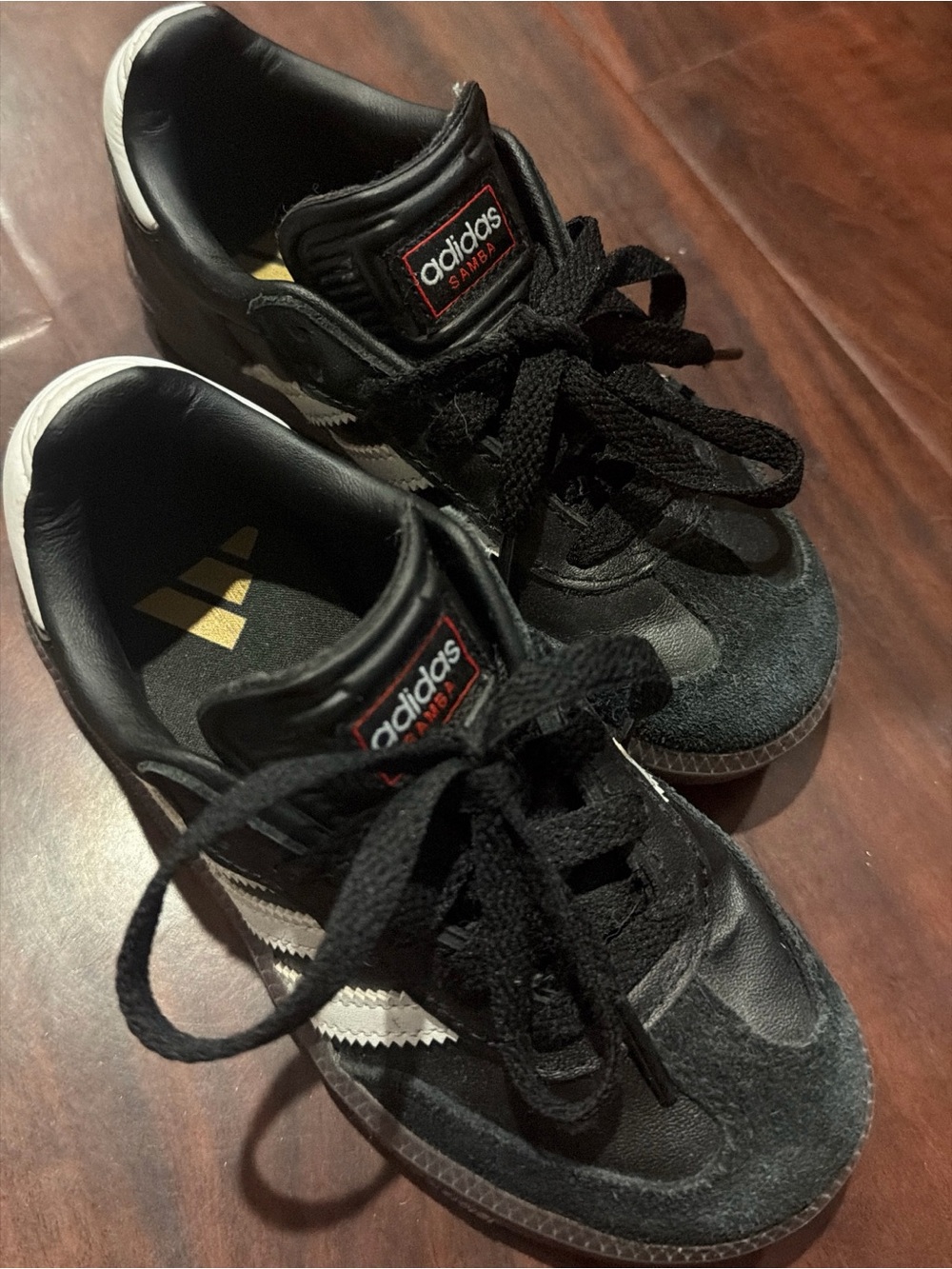 Adidas Kids’ Black Samba Shoes